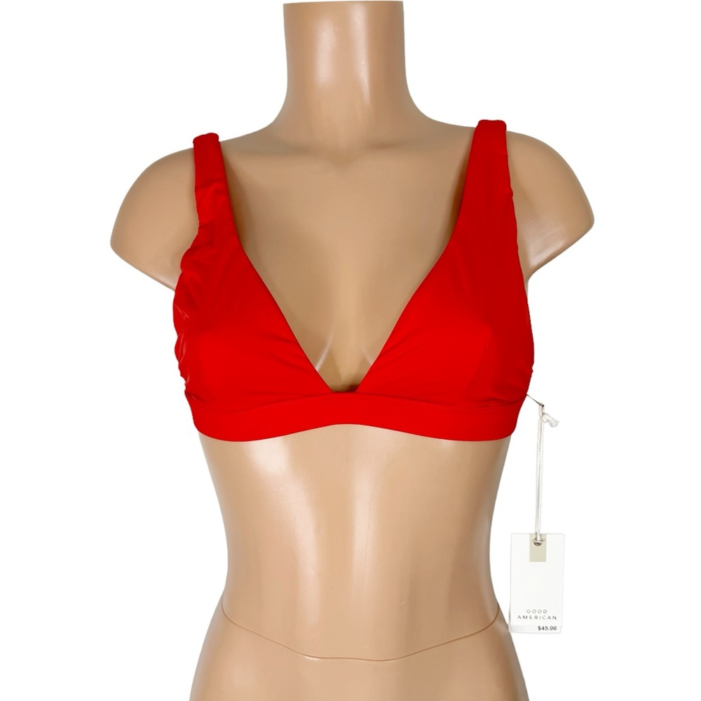 Good American Sexy Boost Bikini Top